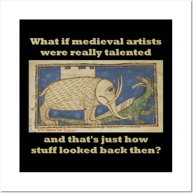 Medieval artists Wall Art by nomoji